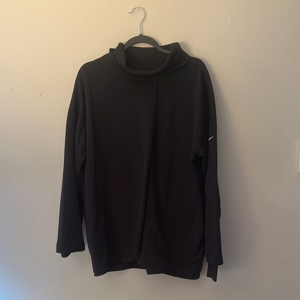 Nike Black Turtleneck Sweater Classic Knit